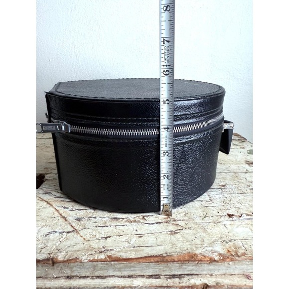 Antique Monogrammed Hat Box Schultz Shriners Vintage Storage Case - Picture 9 of 9